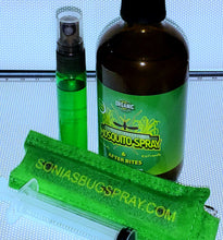 Load image into Gallery viewer, Sonia's Essential 10ml Mini Spray Bottle With 4oz Refill Bottle And Carry Pouch
